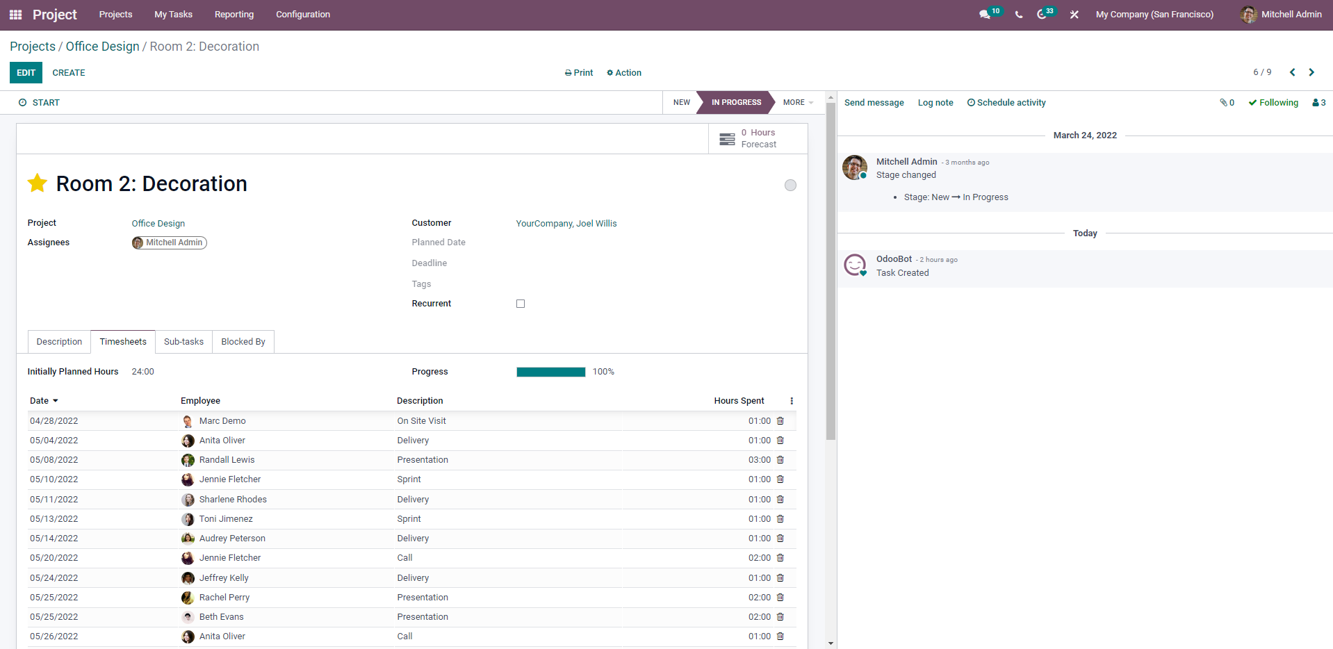 Optimize your project management with Odoo